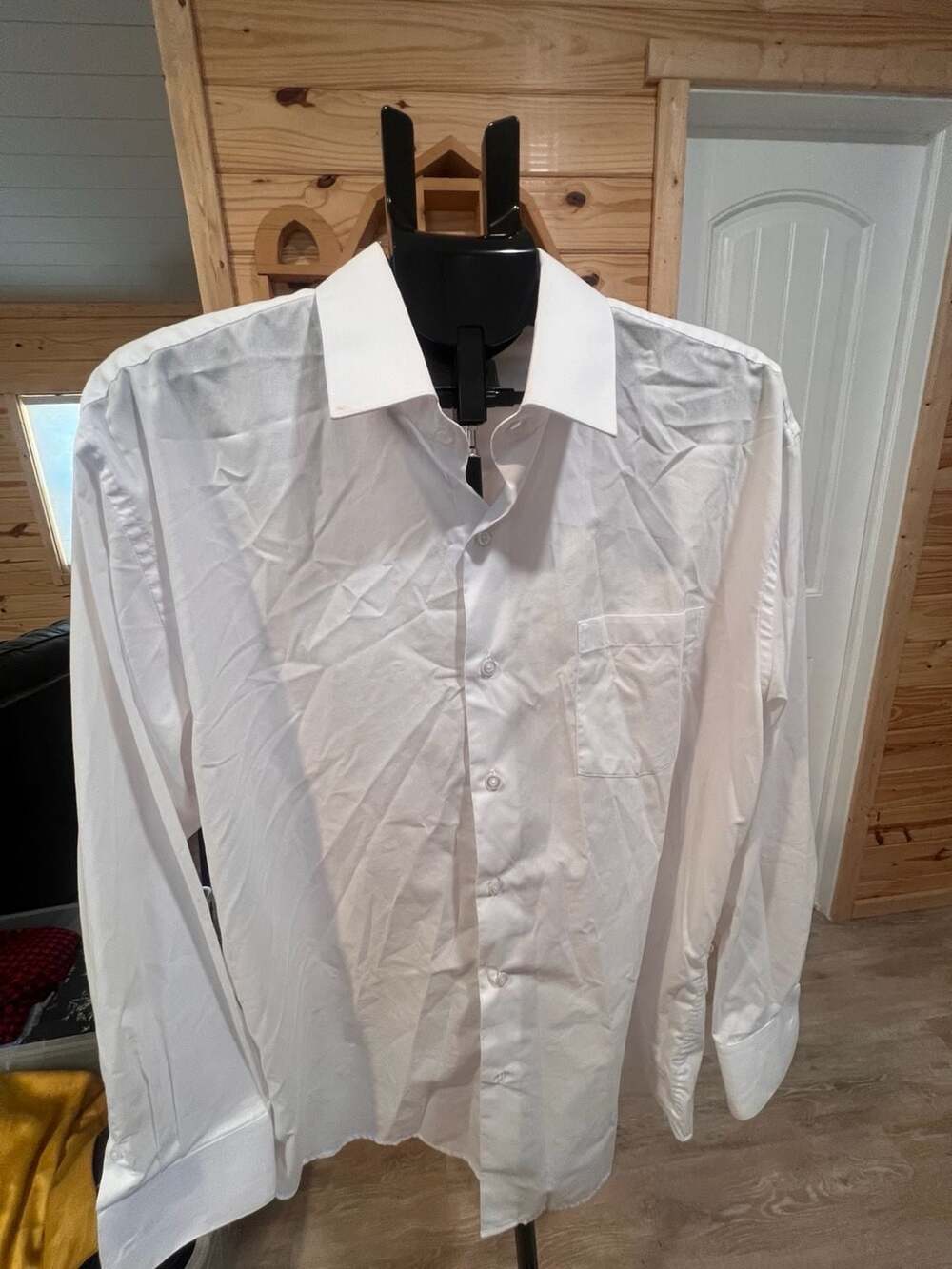 Berlioni Italy Solid Spread Collar Sportshirt